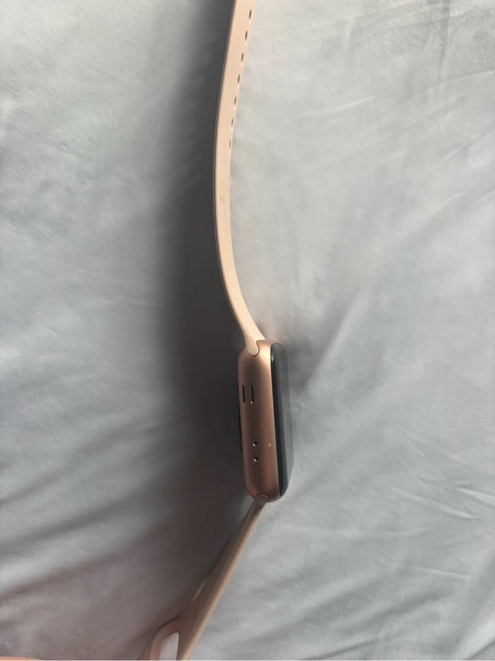 Apple Watch in Pink Sand with Matching Sport Band